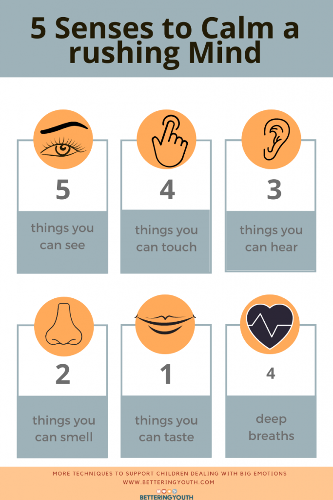 5 senses to calm