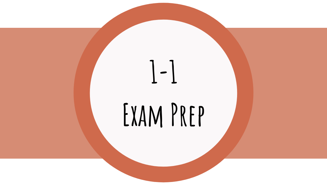 1-1 exam prep for GCSEs