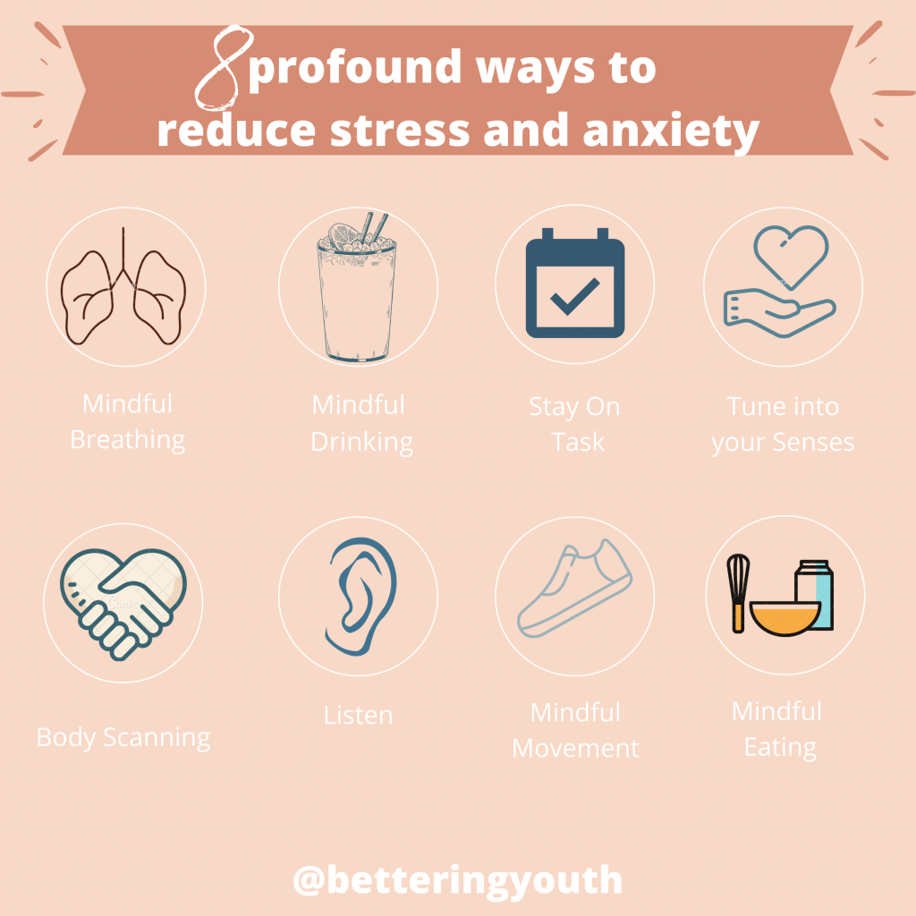 8 ways to reduce stress and anxiety