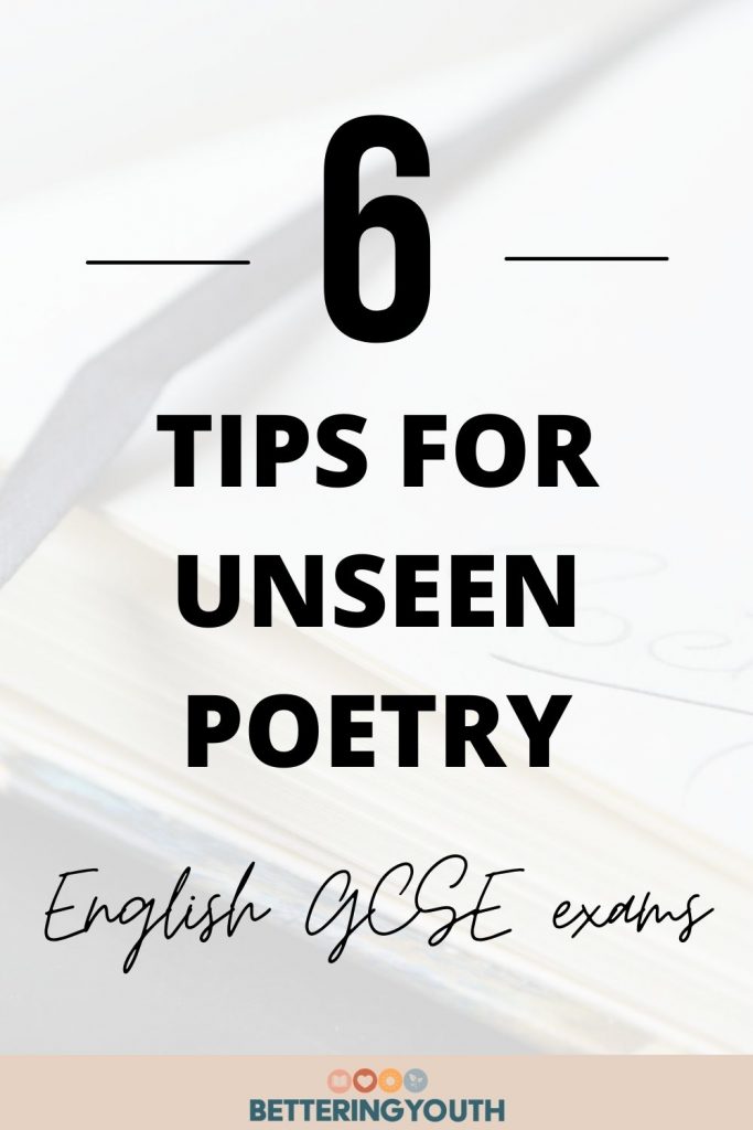 6 tips for unseen poetry