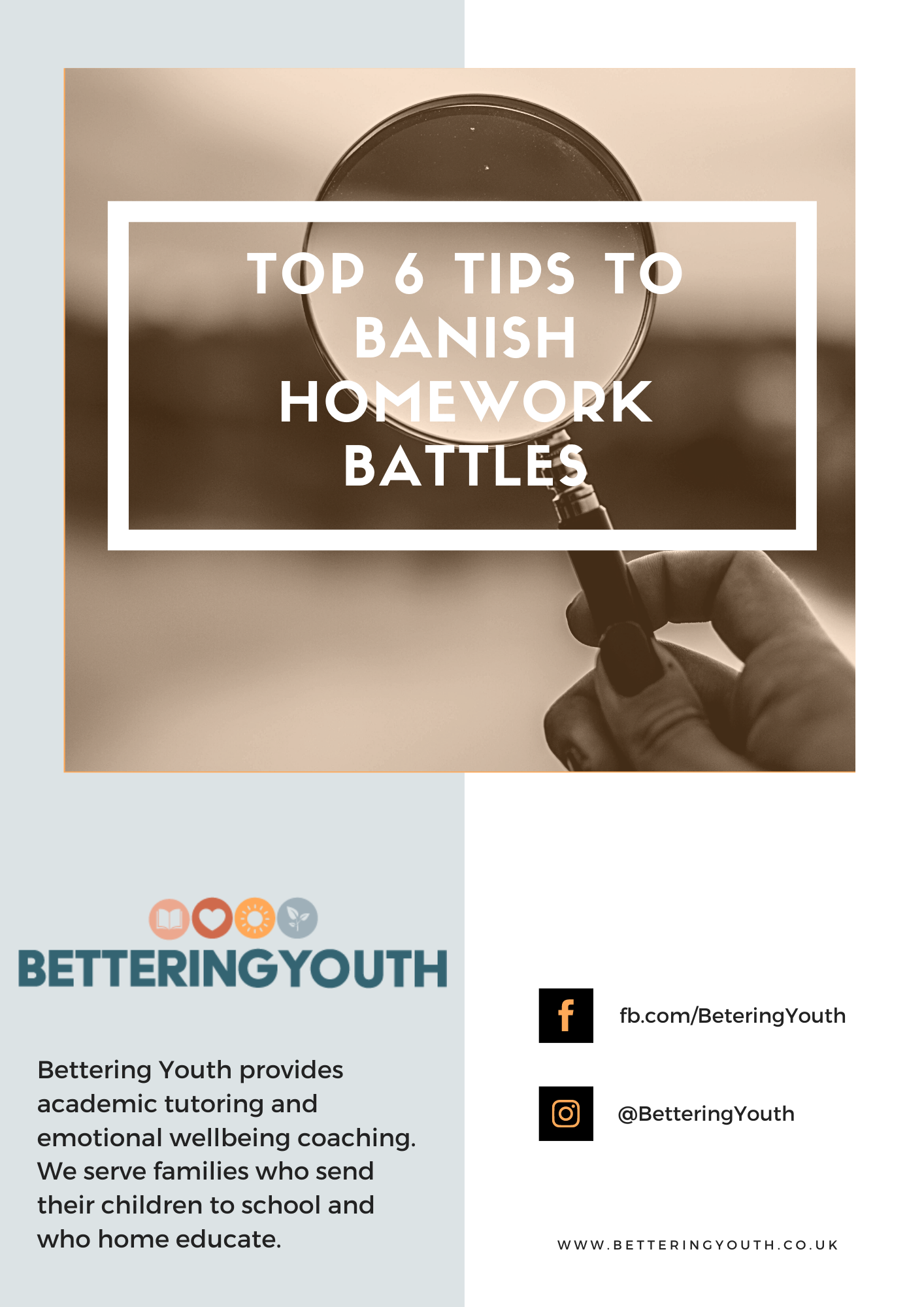 top 6 tips to Banish Homework battles